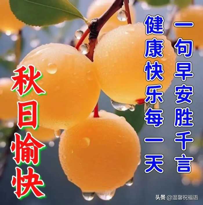 2023年10月9日周一早上好 群发亲友早安暖心祝福图片带字问候语录